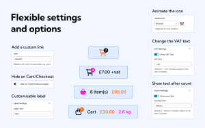 Advanced Woo Cart Icon Block Settings